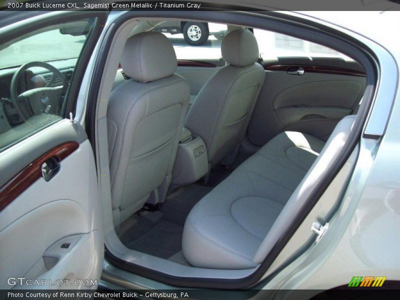 Sagemist Green Metallic / Titanium Gray 2007 Buick Lucerne CXL