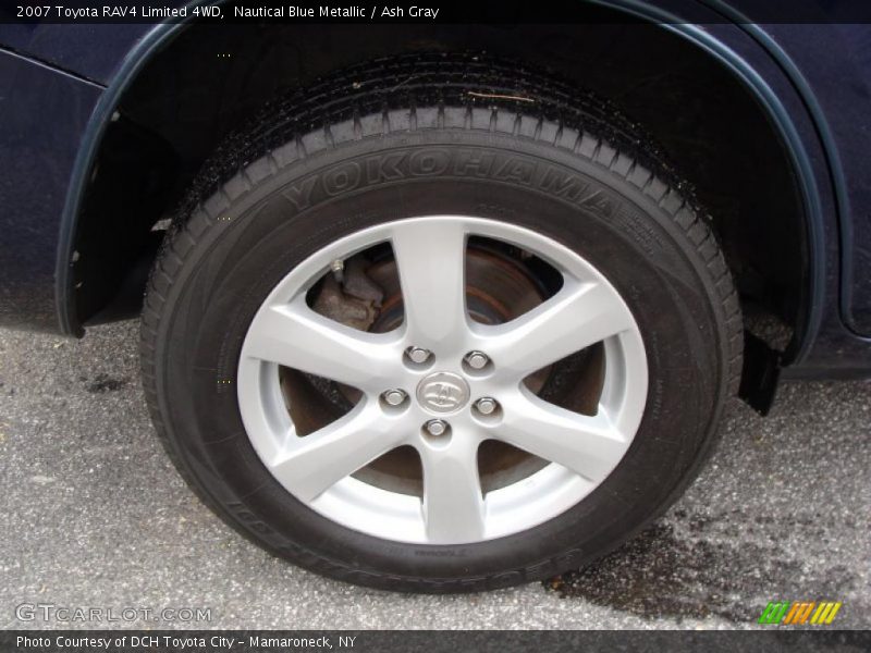 Nautical Blue Metallic / Ash Gray 2007 Toyota RAV4 Limited 4WD