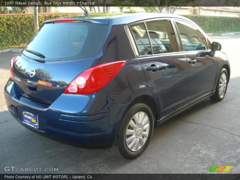 Blue Onyx Metallic / Charcoal 2007 Nissan Versa S