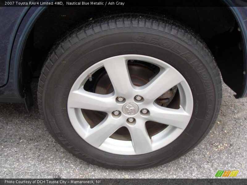 Nautical Blue Metallic / Ash Gray 2007 Toyota RAV4 Limited 4WD