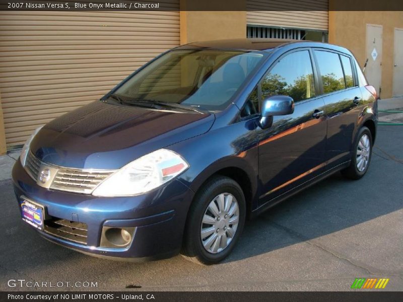 Blue Onyx Metallic / Charcoal 2007 Nissan Versa S