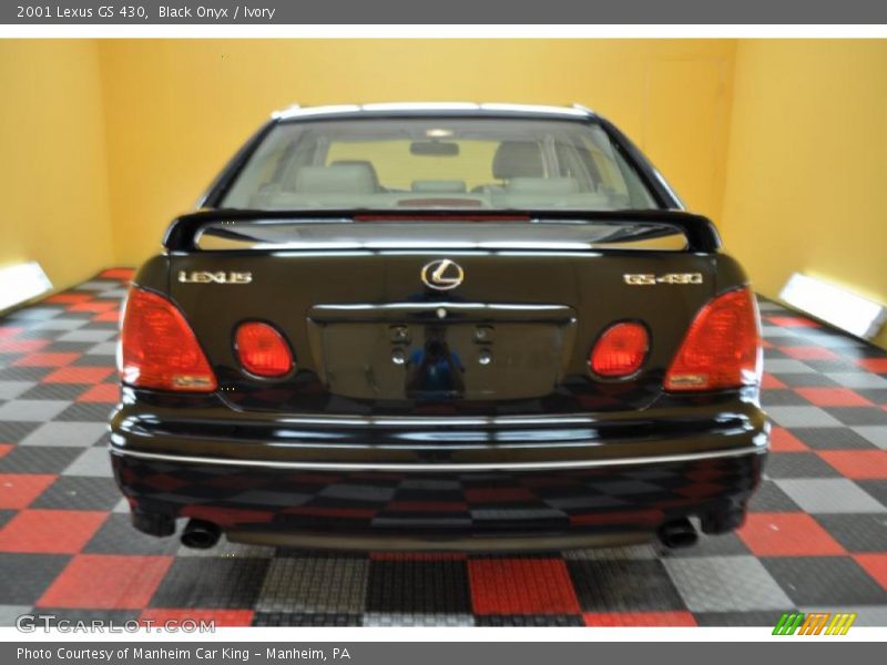 Black Onyx / Ivory 2001 Lexus GS 430