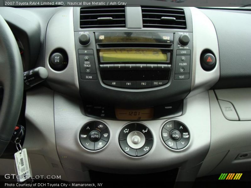 Nautical Blue Metallic / Ash Gray 2007 Toyota RAV4 Limited 4WD