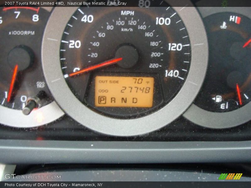Nautical Blue Metallic / Ash Gray 2007 Toyota RAV4 Limited 4WD
