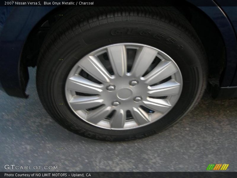 Blue Onyx Metallic / Charcoal 2007 Nissan Versa S
