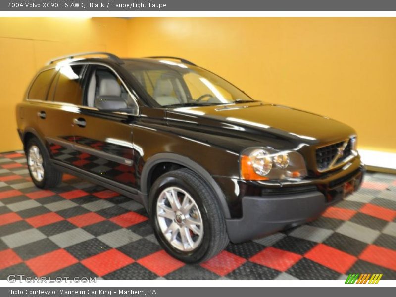 Black / Taupe/Light Taupe 2004 Volvo XC90 T6 AWD