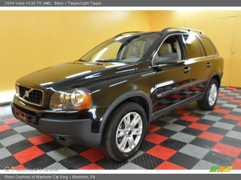 Black / Taupe/Light Taupe 2004 Volvo XC90 T6 AWD