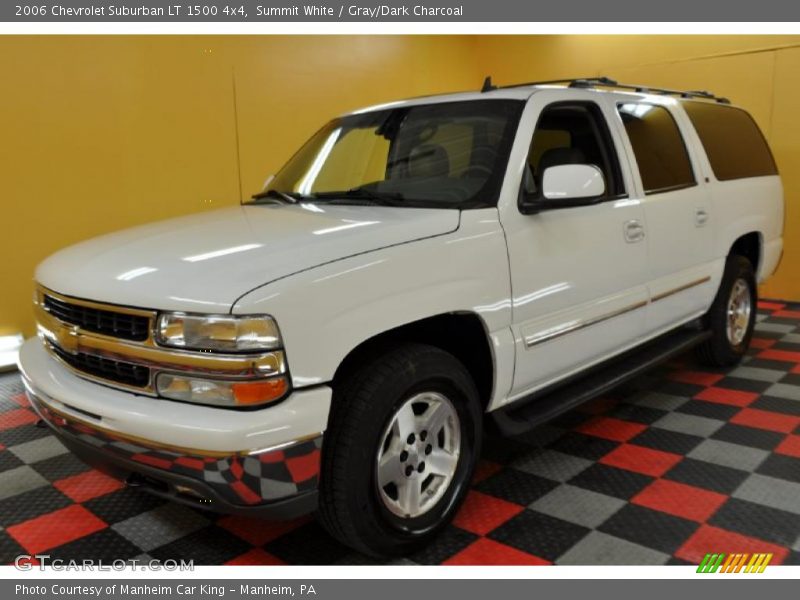 Summit White / Gray/Dark Charcoal 2006 Chevrolet Suburban LT 1500 4x4