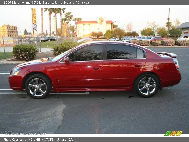 Sonoma Sunset Metallic / Charcoal 2006 Nissan Altima 3.5 SE