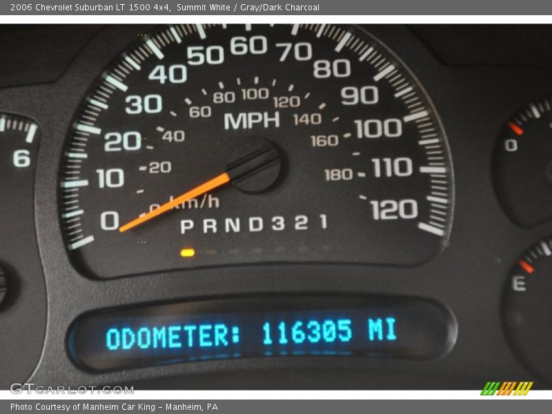 Summit White / Gray/Dark Charcoal 2006 Chevrolet Suburban LT 1500 4x4