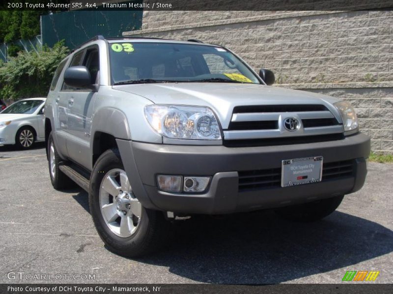 Titanium Metallic / Stone 2003 Toyota 4Runner SR5 4x4