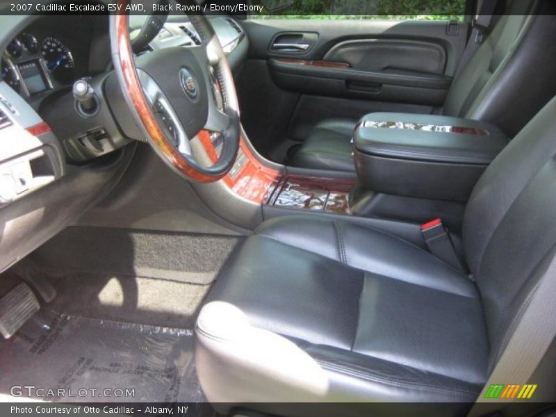 Black Raven / Ebony/Ebony 2007 Cadillac Escalade ESV AWD