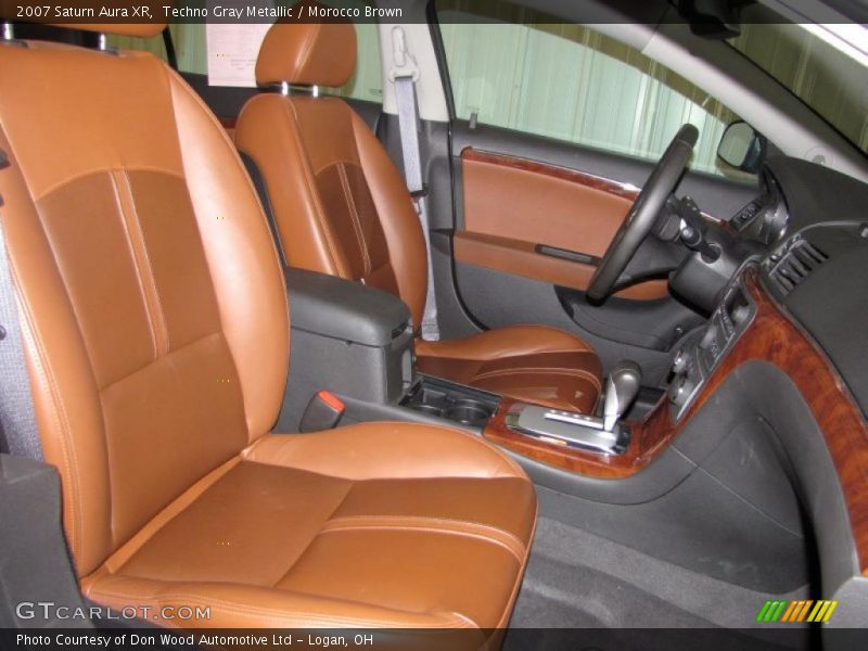 Techno Gray Metallic / Morocco Brown 2007 Saturn Aura XR