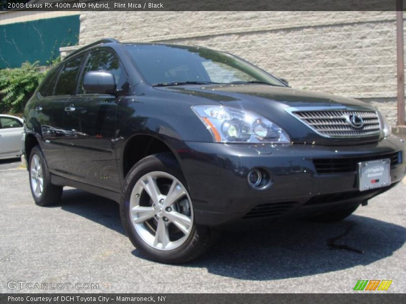 Flint Mica / Black 2008 Lexus RX 400h AWD Hybrid