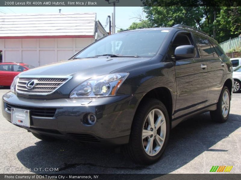 Flint Mica / Black 2008 Lexus RX 400h AWD Hybrid