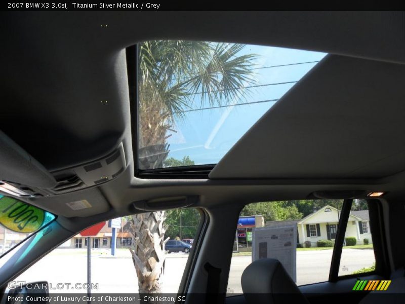 Titanium Silver Metallic / Grey 2007 BMW X3 3.0si