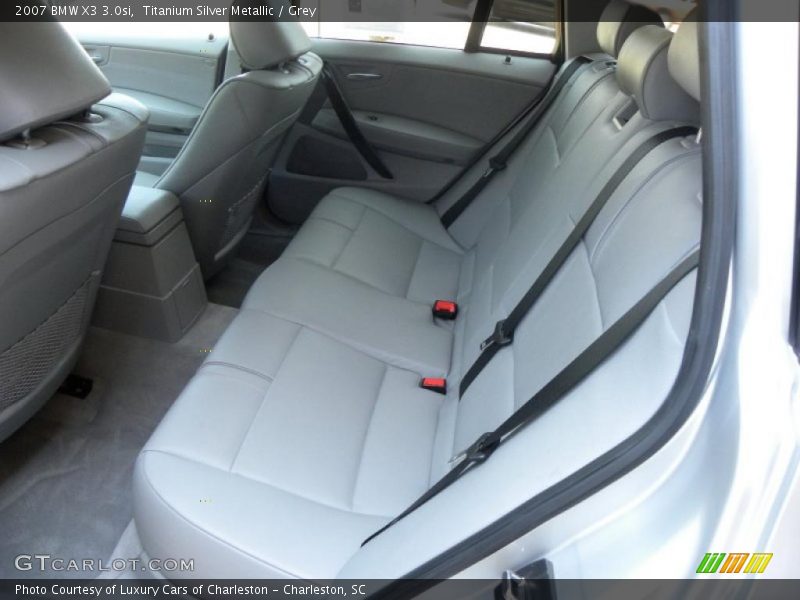 Titanium Silver Metallic / Grey 2007 BMW X3 3.0si