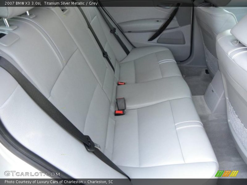 Titanium Silver Metallic / Grey 2007 BMW X3 3.0si