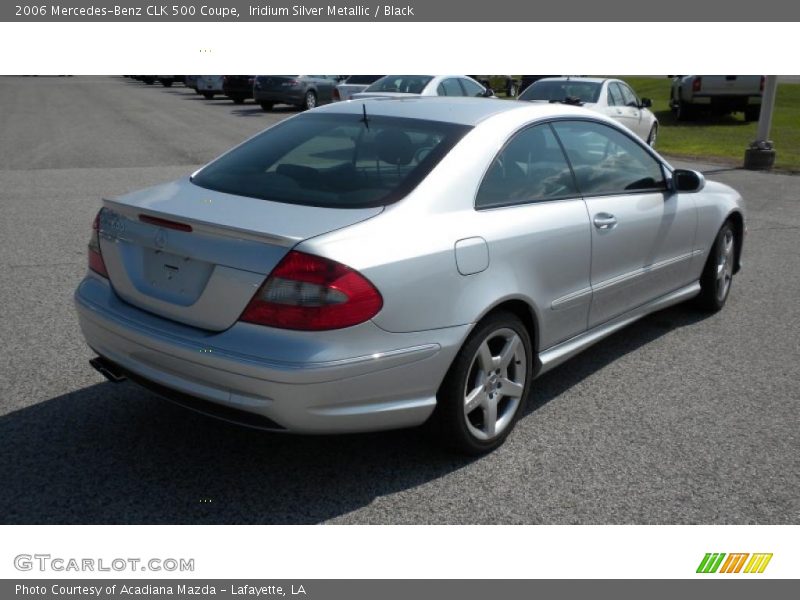 Iridium Silver Metallic / Black 2006 Mercedes-Benz CLK 500 Coupe