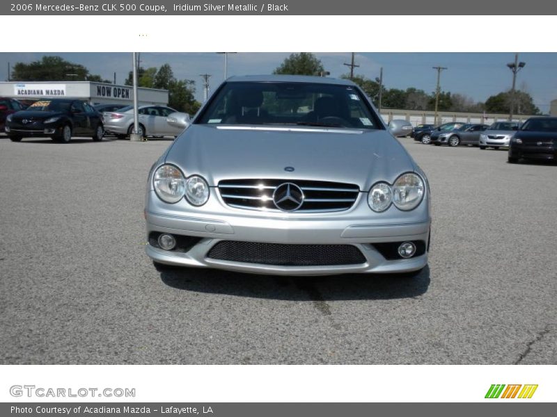 Iridium Silver Metallic / Black 2006 Mercedes-Benz CLK 500 Coupe