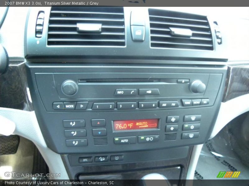 Titanium Silver Metallic / Grey 2007 BMW X3 3.0si