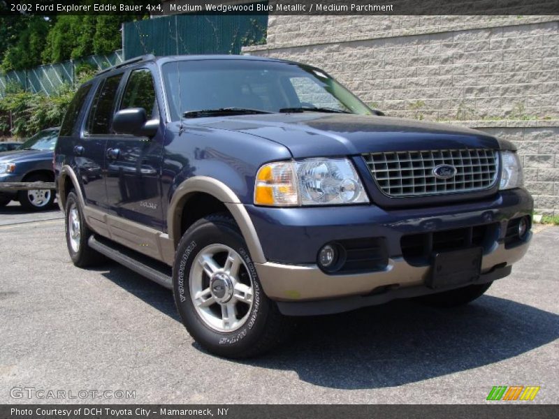 Medium Wedgewood Blue Metallic / Medium Parchment 2002 Ford Explorer Eddie Bauer 4x4