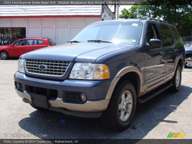 Medium Wedgewood Blue Metallic / Medium Parchment 2002 Ford Explorer Eddie Bauer 4x4