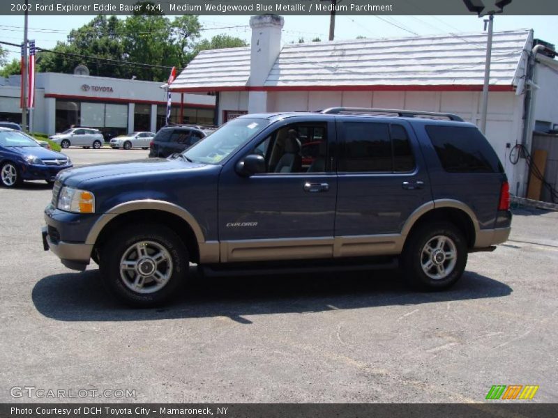 Medium Wedgewood Blue Metallic / Medium Parchment 2002 Ford Explorer Eddie Bauer 4x4