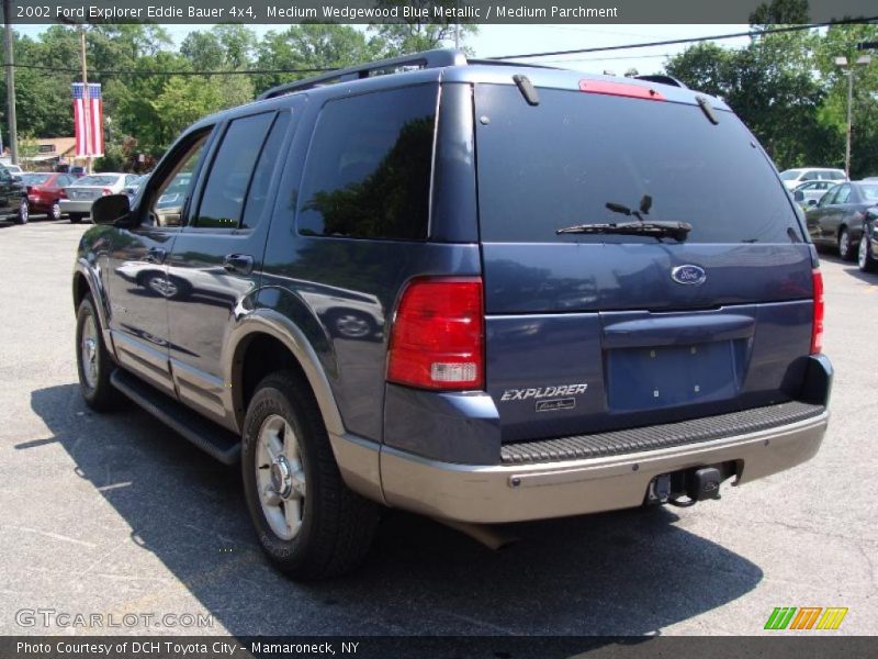 Medium Wedgewood Blue Metallic / Medium Parchment 2002 Ford Explorer Eddie Bauer 4x4