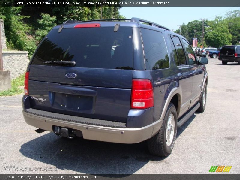 Medium Wedgewood Blue Metallic / Medium Parchment 2002 Ford Explorer Eddie Bauer 4x4