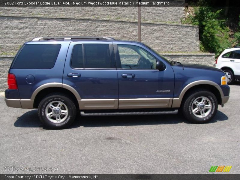 Medium Wedgewood Blue Metallic / Medium Parchment 2002 Ford Explorer Eddie Bauer 4x4