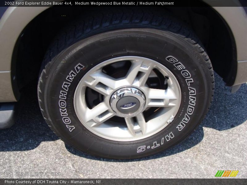 Medium Wedgewood Blue Metallic / Medium Parchment 2002 Ford Explorer Eddie Bauer 4x4