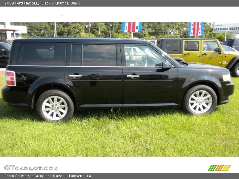 Black / Charcoal Black 2009 Ford Flex SEL
