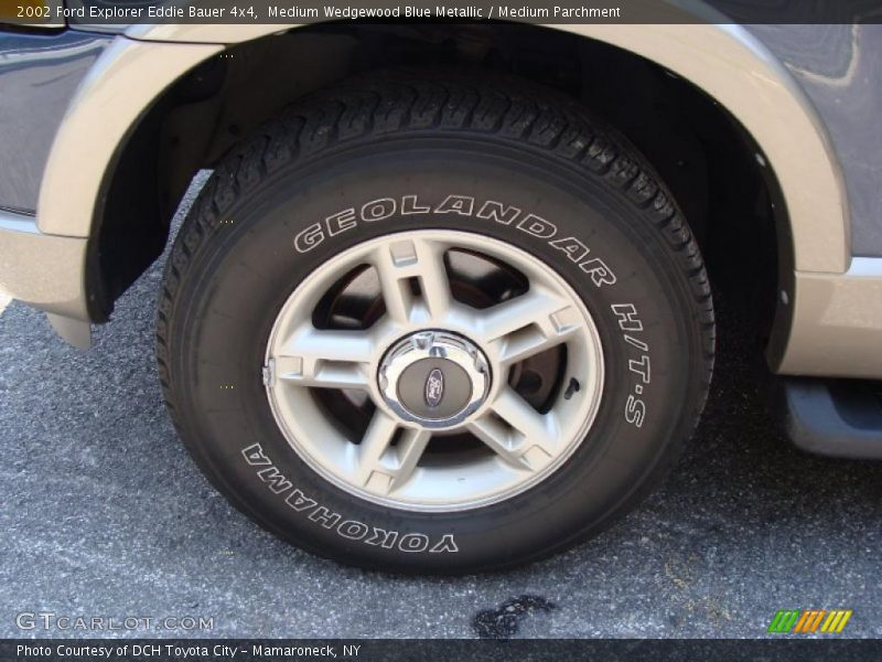 Medium Wedgewood Blue Metallic / Medium Parchment 2002 Ford Explorer Eddie Bauer 4x4