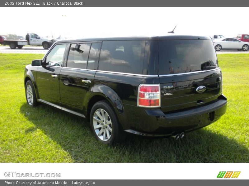 Black / Charcoal Black 2009 Ford Flex SEL