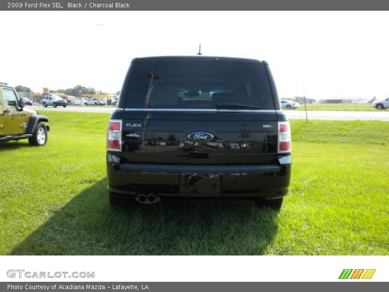 Black / Charcoal Black 2009 Ford Flex SEL