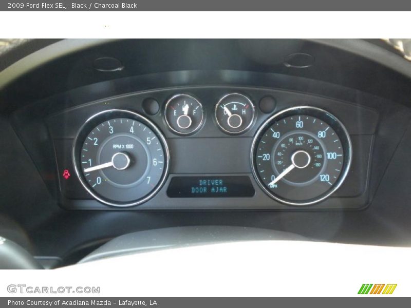 Black / Charcoal Black 2009 Ford Flex SEL