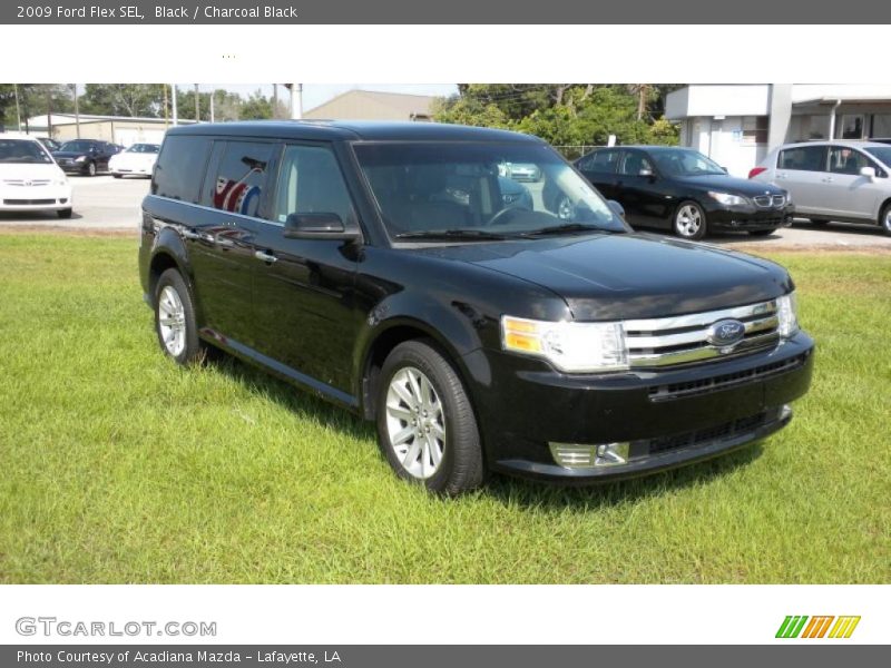 Black / Charcoal Black 2009 Ford Flex SEL