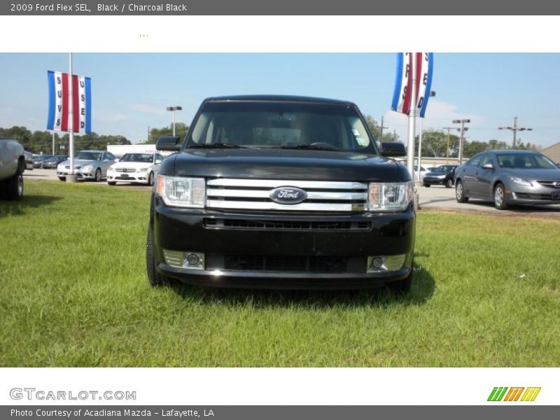 Black / Charcoal Black 2009 Ford Flex SEL