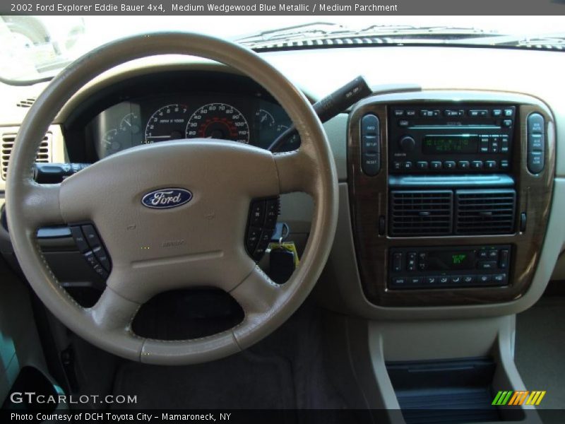Medium Wedgewood Blue Metallic / Medium Parchment 2002 Ford Explorer Eddie Bauer 4x4