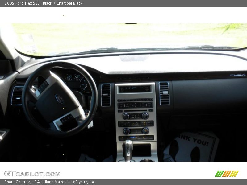 Black / Charcoal Black 2009 Ford Flex SEL