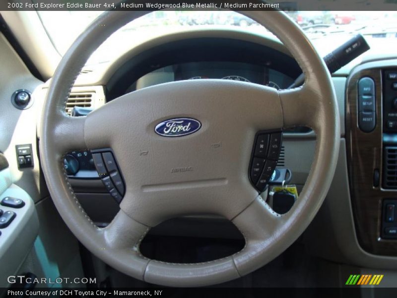 Medium Wedgewood Blue Metallic / Medium Parchment 2002 Ford Explorer Eddie Bauer 4x4