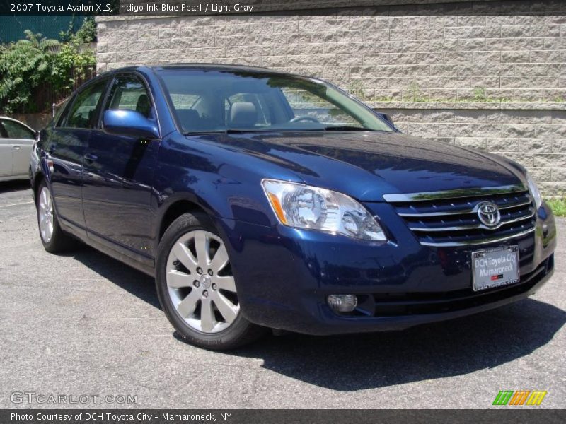Indigo Ink Blue Pearl / Light Gray 2007 Toyota Avalon XLS