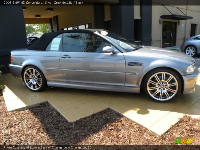 Silver Grey Metallic / Black 2005 BMW M3 Convertible