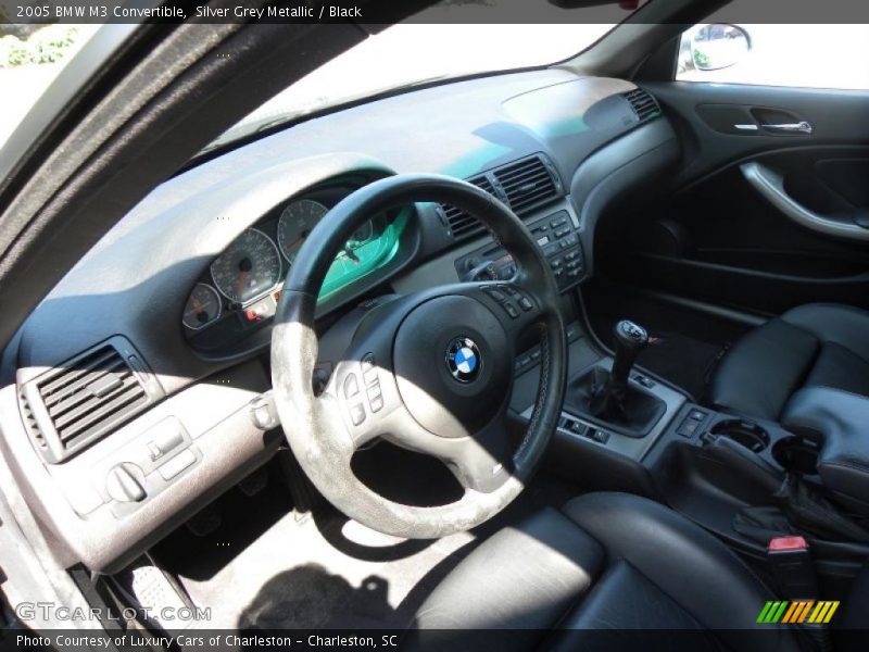 Silver Grey Metallic / Black 2005 BMW M3 Convertible