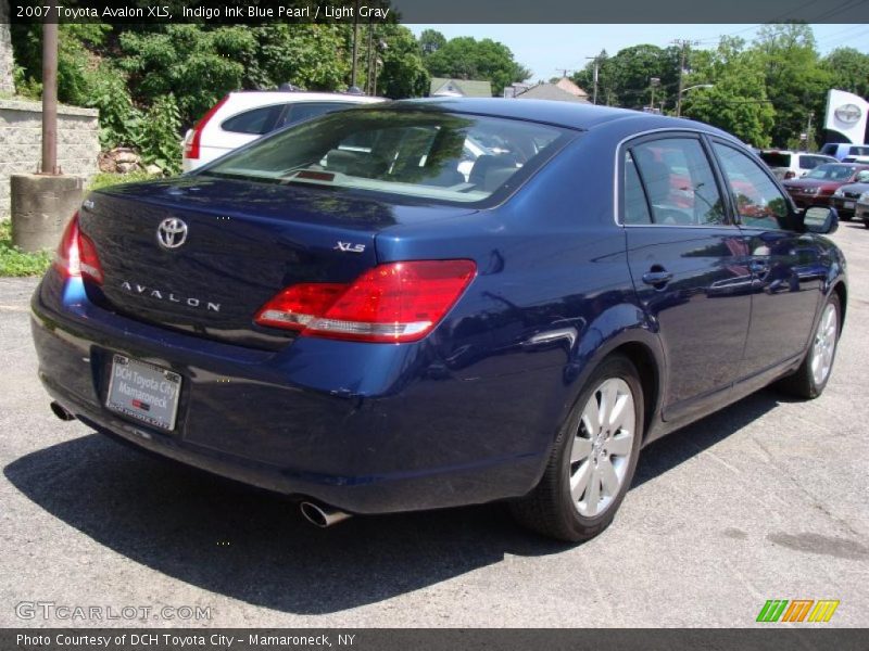 Indigo Ink Blue Pearl / Light Gray 2007 Toyota Avalon XLS