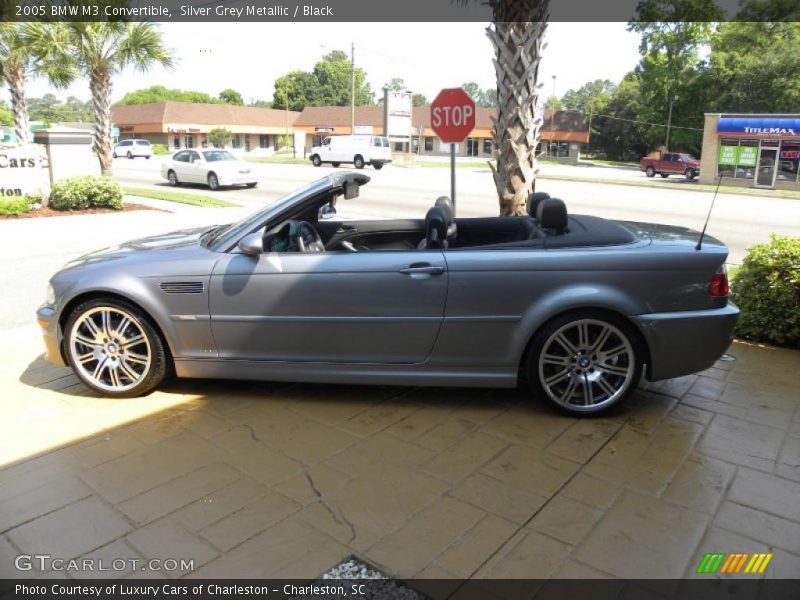 Silver Grey Metallic / Black 2005 BMW M3 Convertible