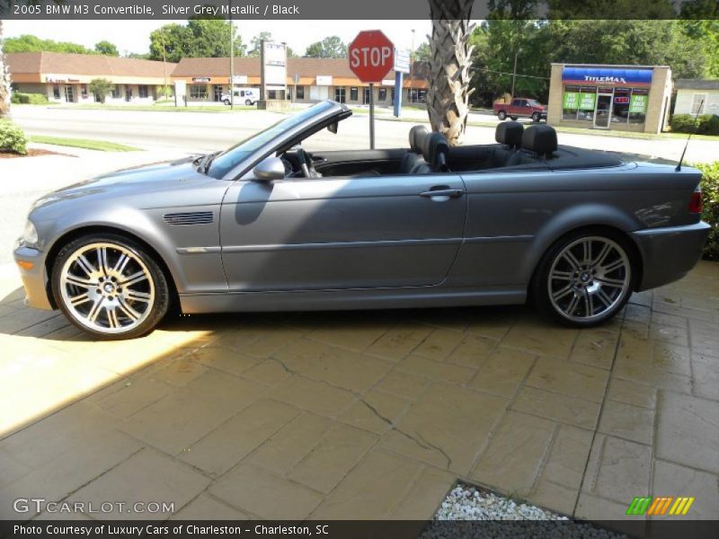 Silver Grey Metallic / Black 2005 BMW M3 Convertible