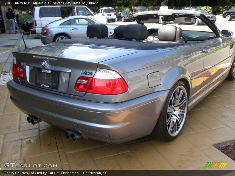 Silver Grey Metallic / Black 2005 BMW M3 Convertible