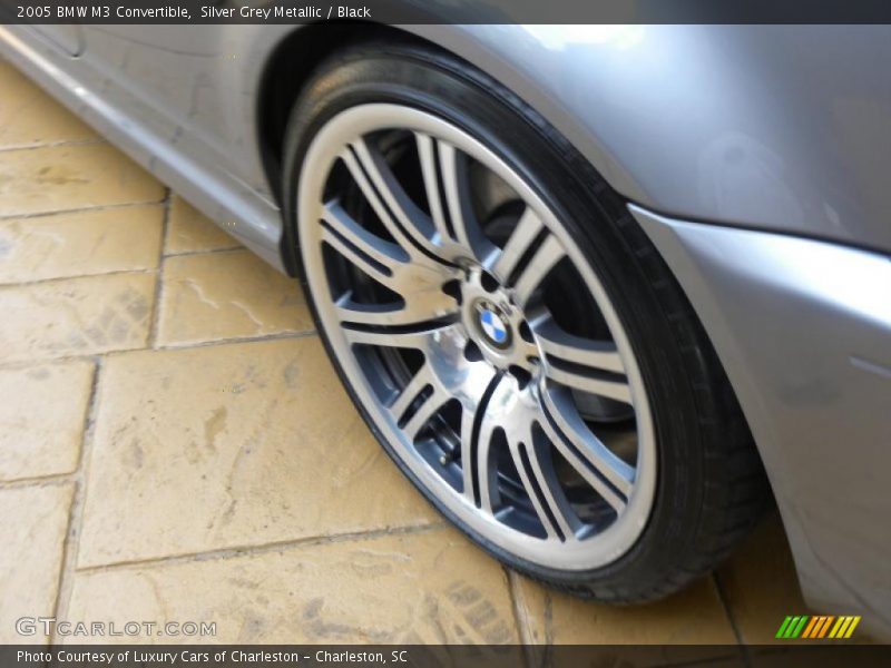 Silver Grey Metallic / Black 2005 BMW M3 Convertible